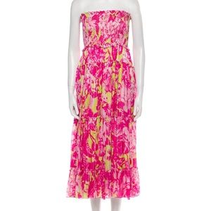 Rococo Sand floral print midi dress